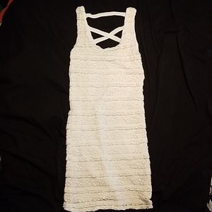 White Lace Bodycon Dress